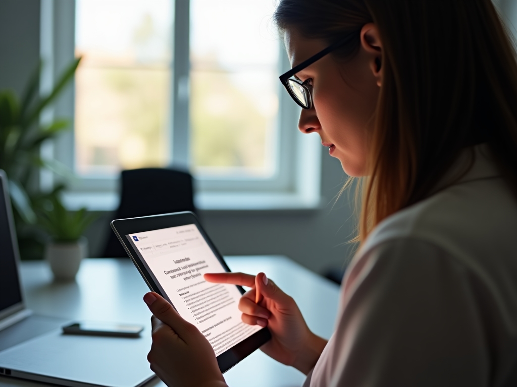 Persona identificando un correo de phishing